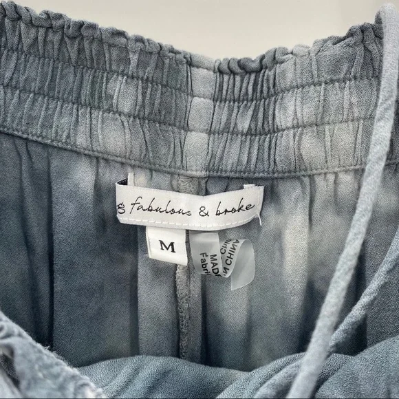 Young Fabulous & Broke Tie Dye Ombré Joggers szM - Picture 6 of 6